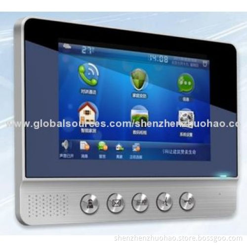 Villa Host Camera TCP IP Video Intercom with 8-zone Alarm, Easy to Install